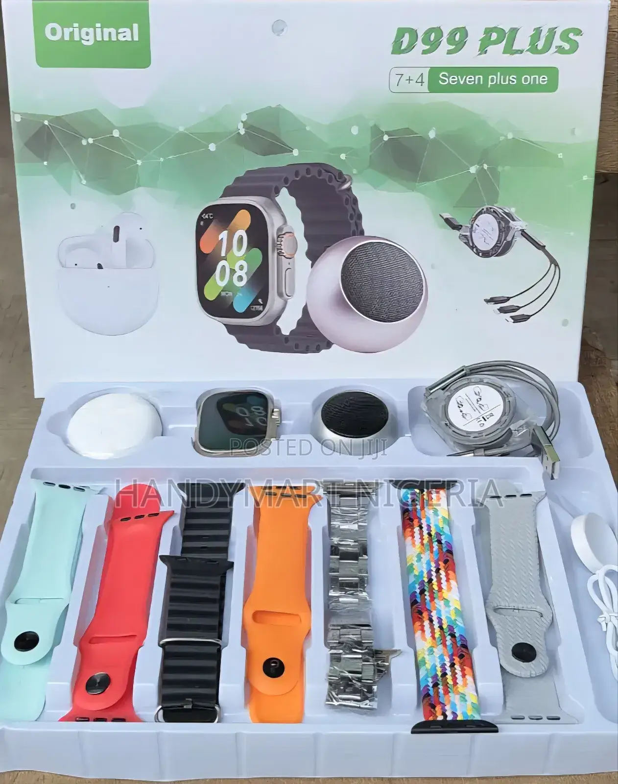 D99 PLUS 7+4 Smartwatch Audio Combo 20% OFF