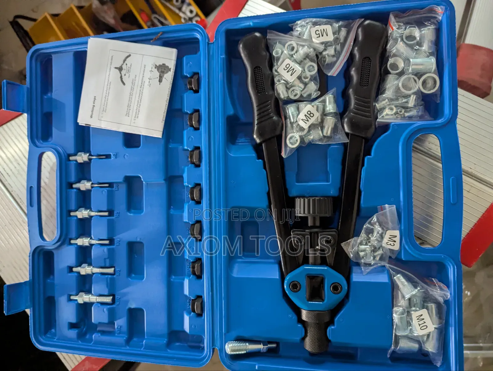 Heavy-Duty Manual Rivet Nut Tool Set
