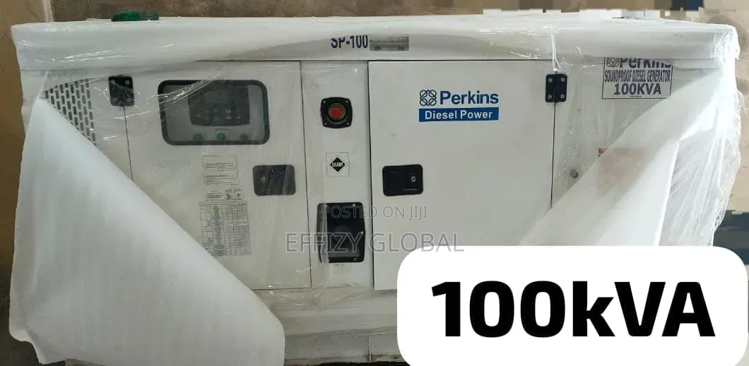 Heavy-Duty Perkins 100kva Diesel Generator 100% Copper Coil
