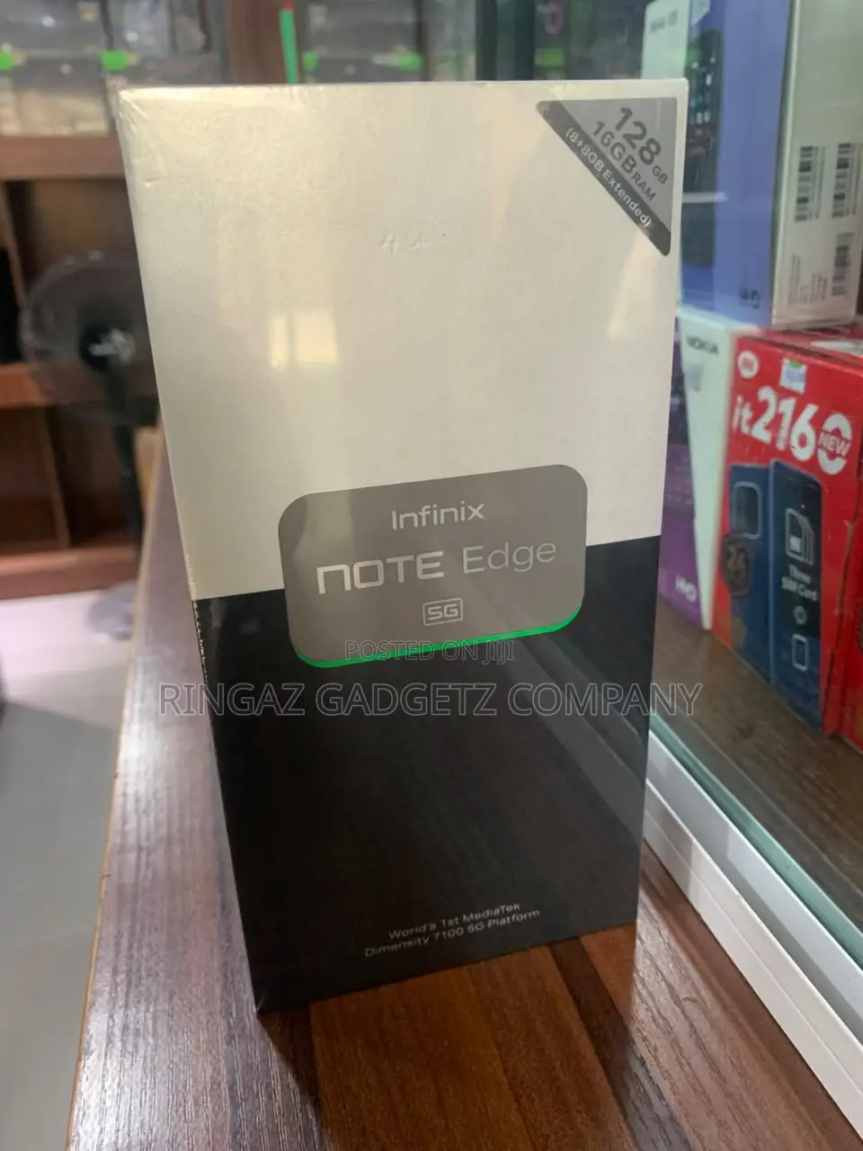 New Infinix Note Edge 128 GB Black