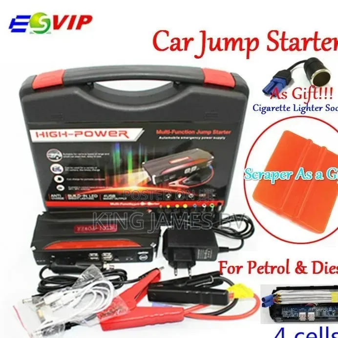 Heavy Duty Jump Starter Power Bank – Smart Vehicle Emergency Device