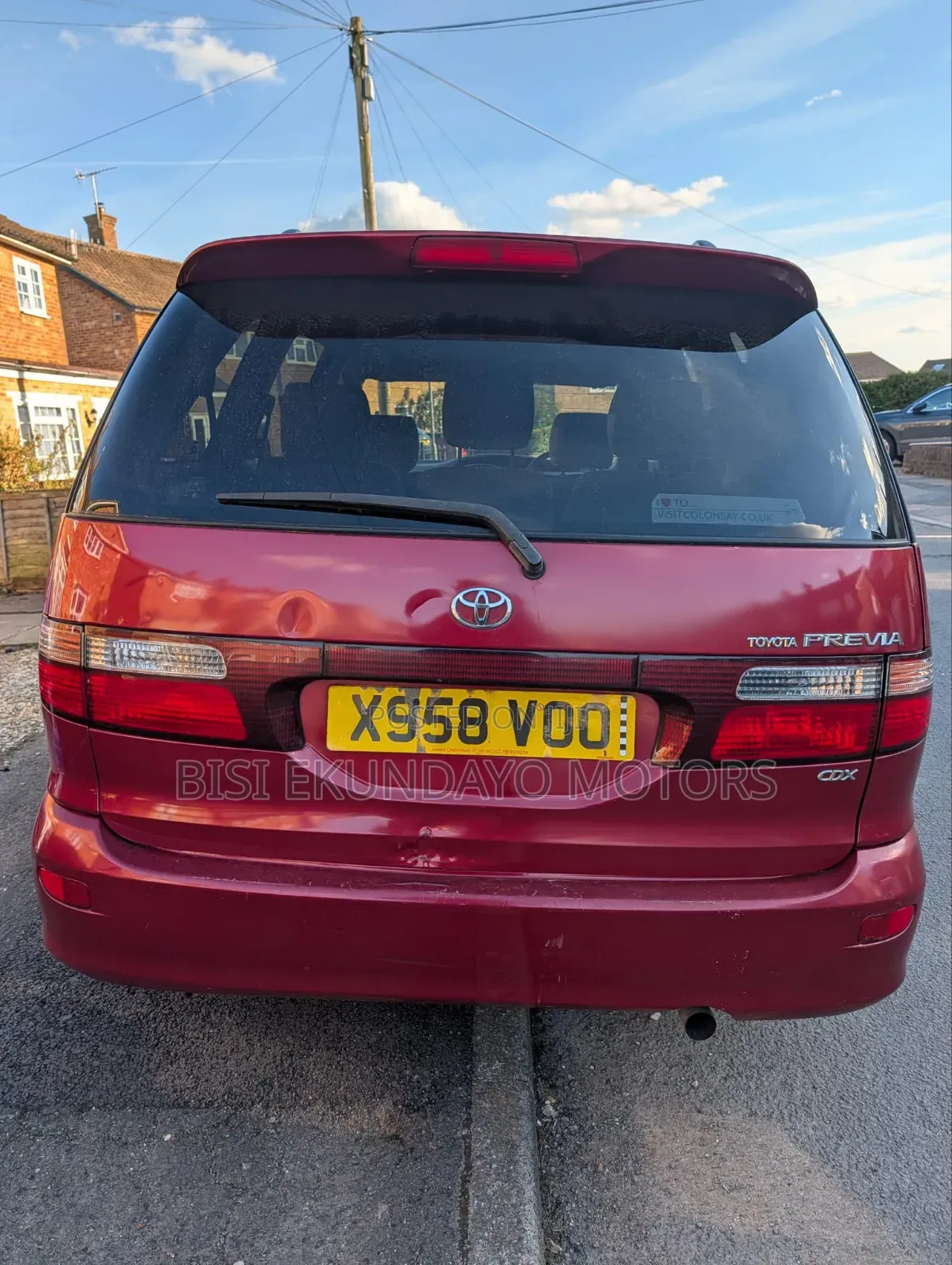Toyota Previa 2003 Red