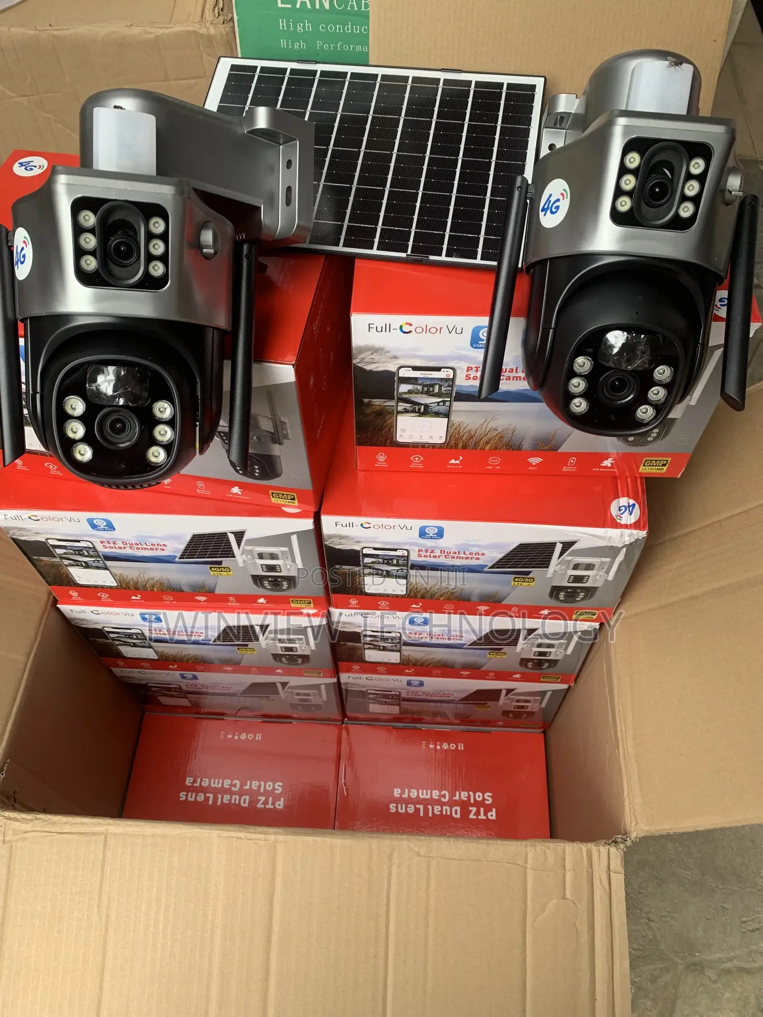 4g Dual Lens Solar Camera