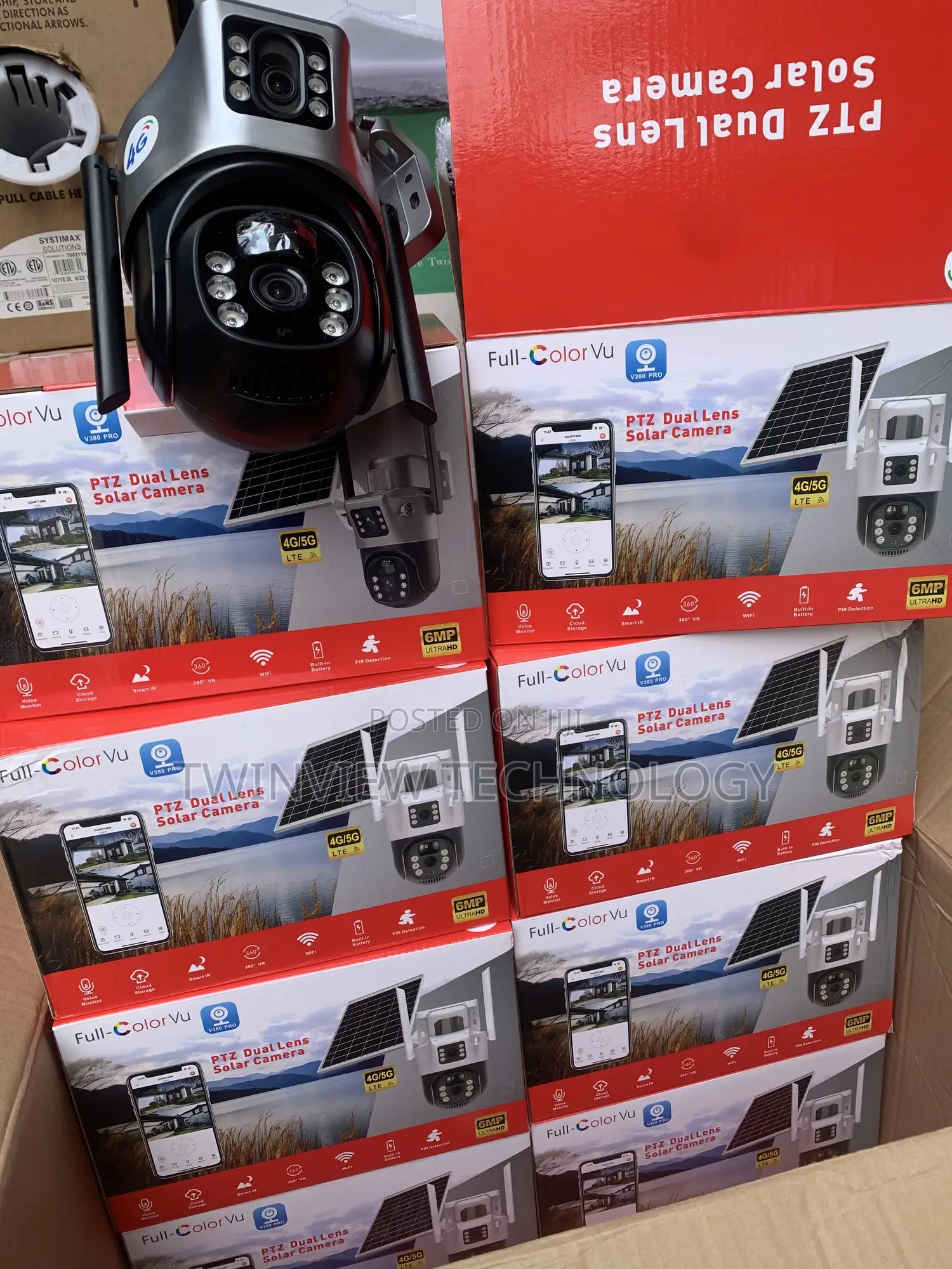 4g Dual Lens Solar Camera