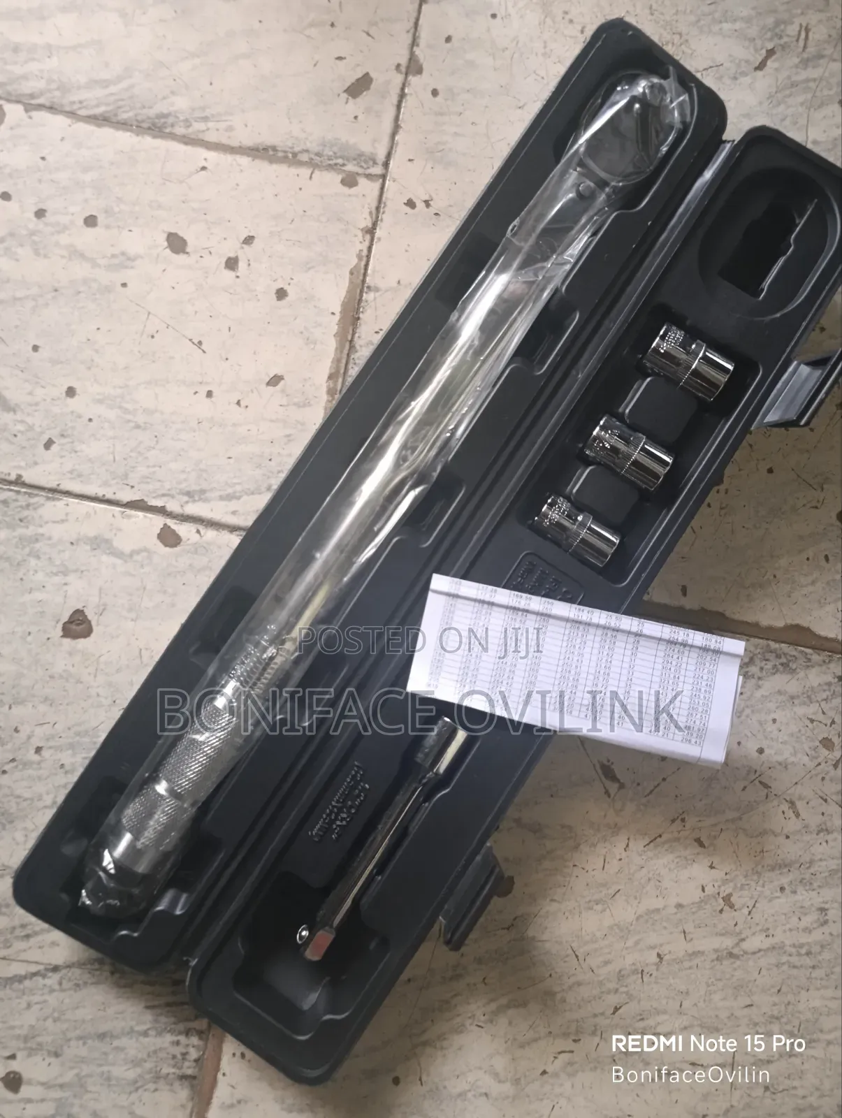 1⁄2" Ratchet Torque Wrench 30-210nm