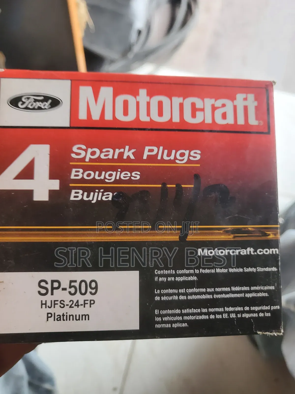Spark Plugs SP 509 Motor Craft. Lincoln Navigatior