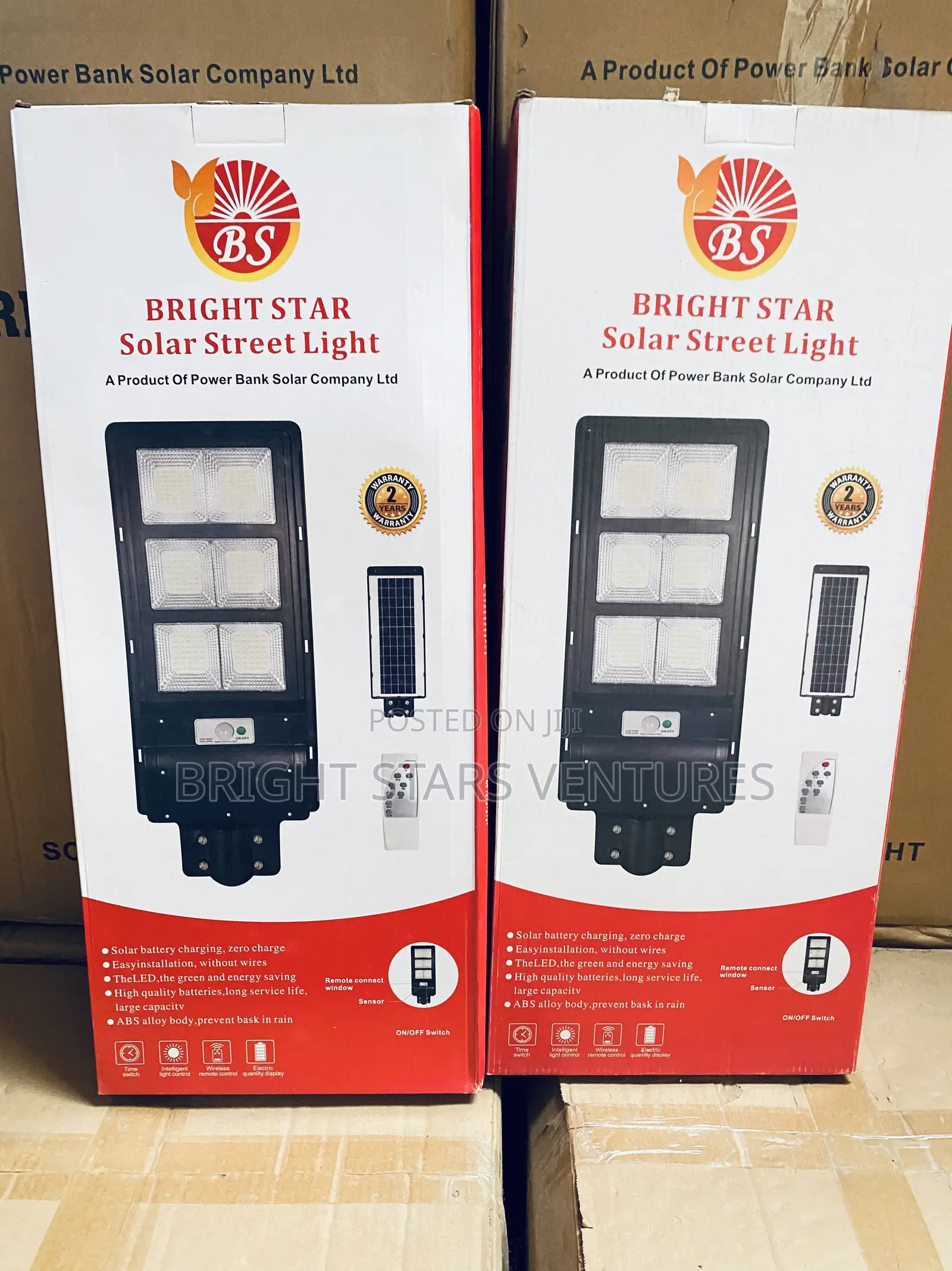 6 Eyes Solar Street Light 300W REMOTE CONTROL | IP65 Waterproof