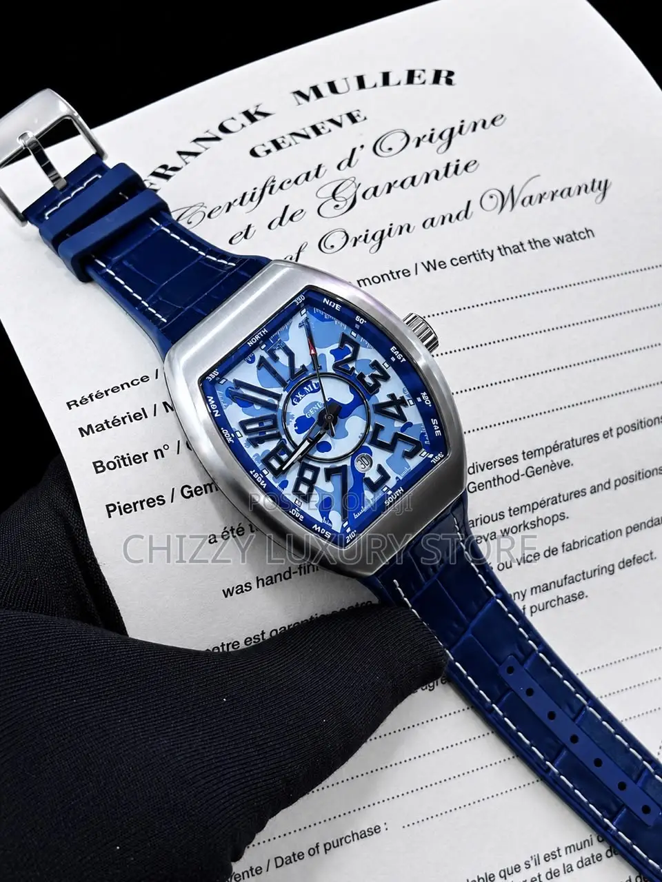 Franck Muller Quality Luxury Men Automatic Engine Wristwatch