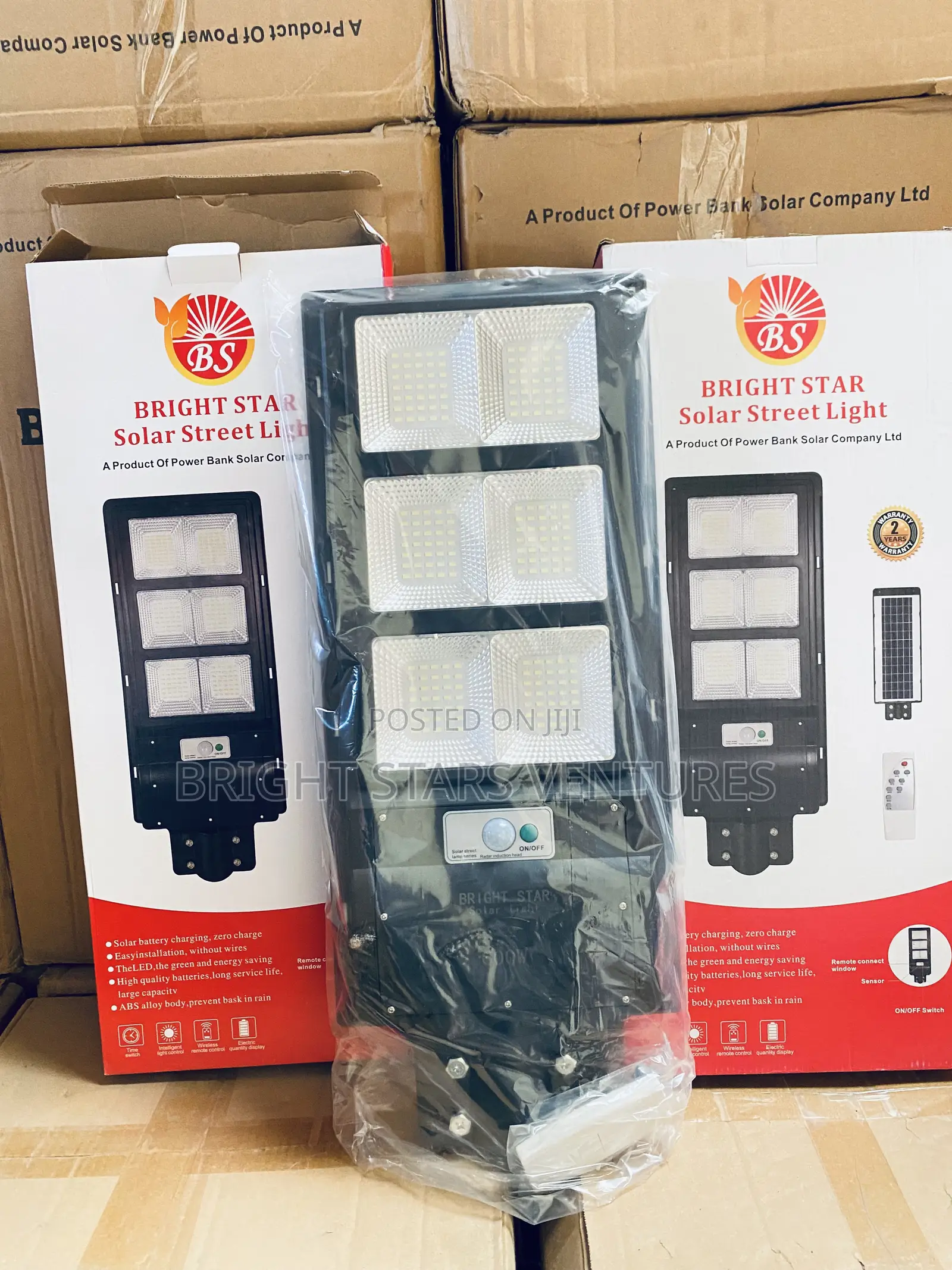 6 Eyes Solar Street Light 300W REMOTE CONTROL | IP65 Waterproof