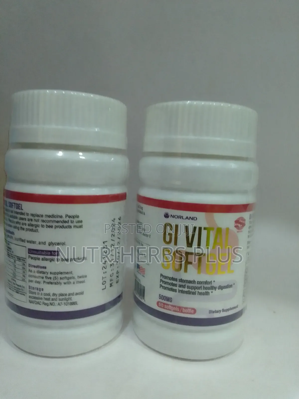 Gi Vital Softgel Promotes Stomach Comfort