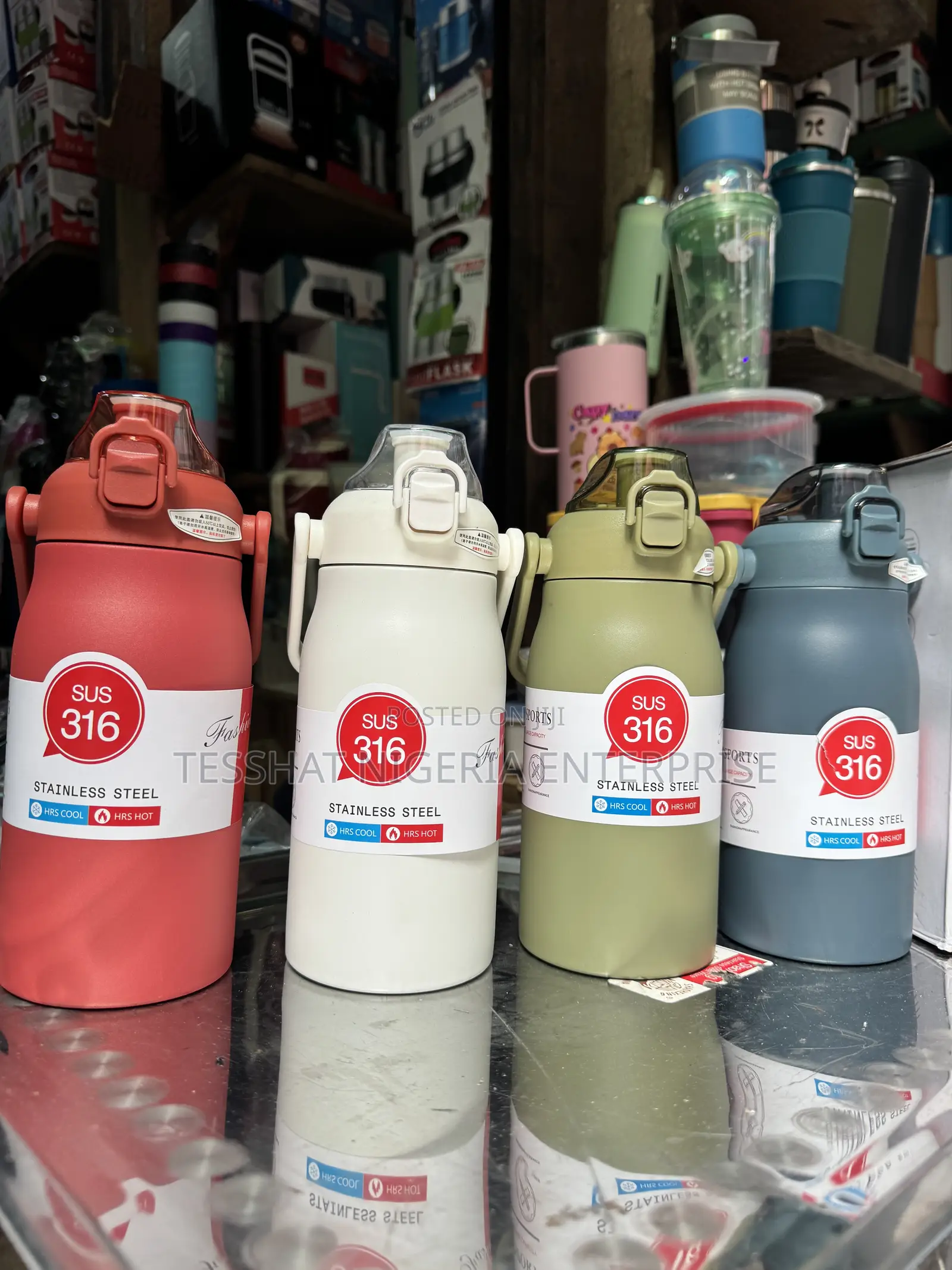 Fashion Water Flask Retains Hot Cold for 24hours 1,000ml