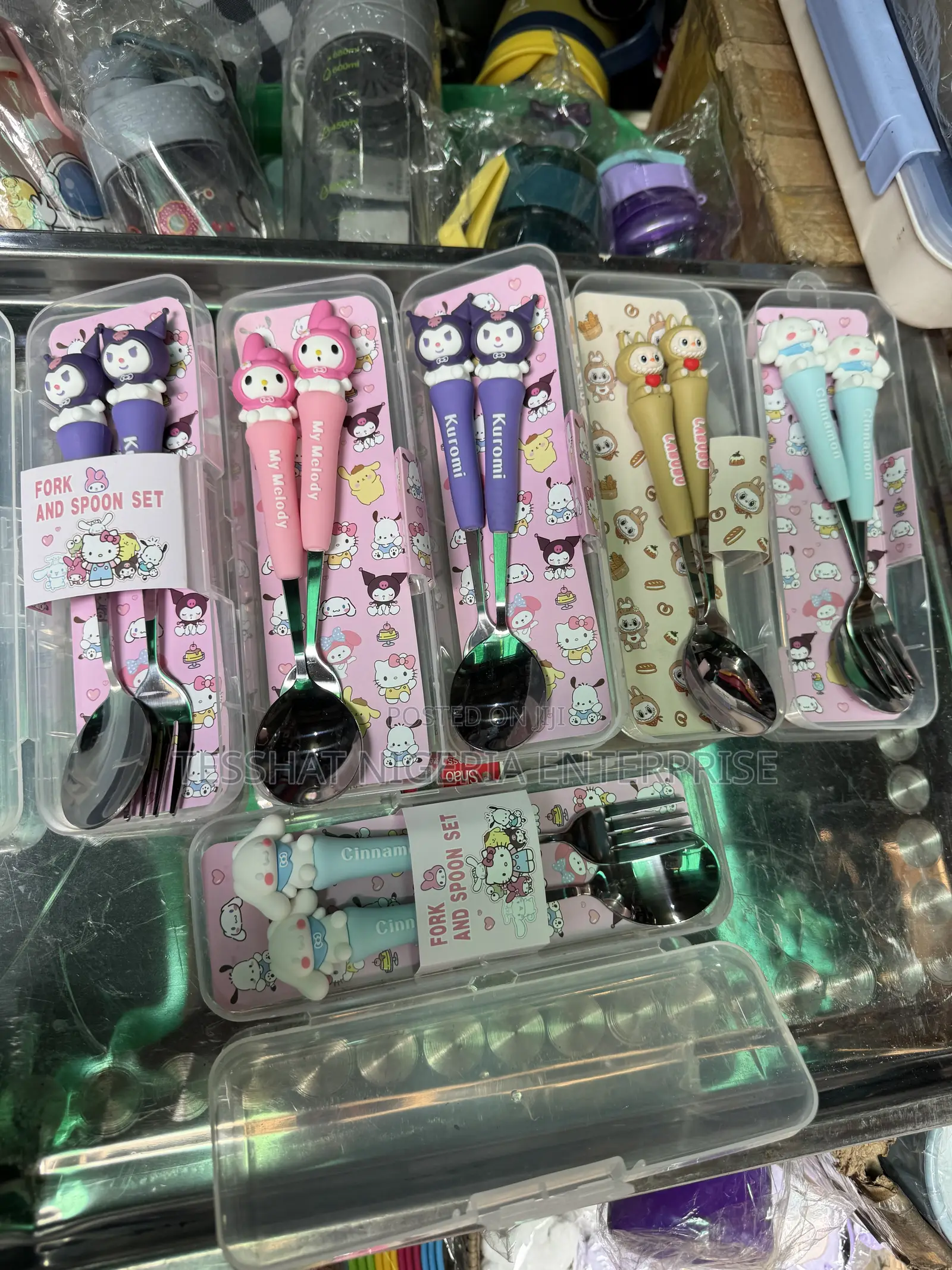 Children's Spoon in Case Fork Spoon