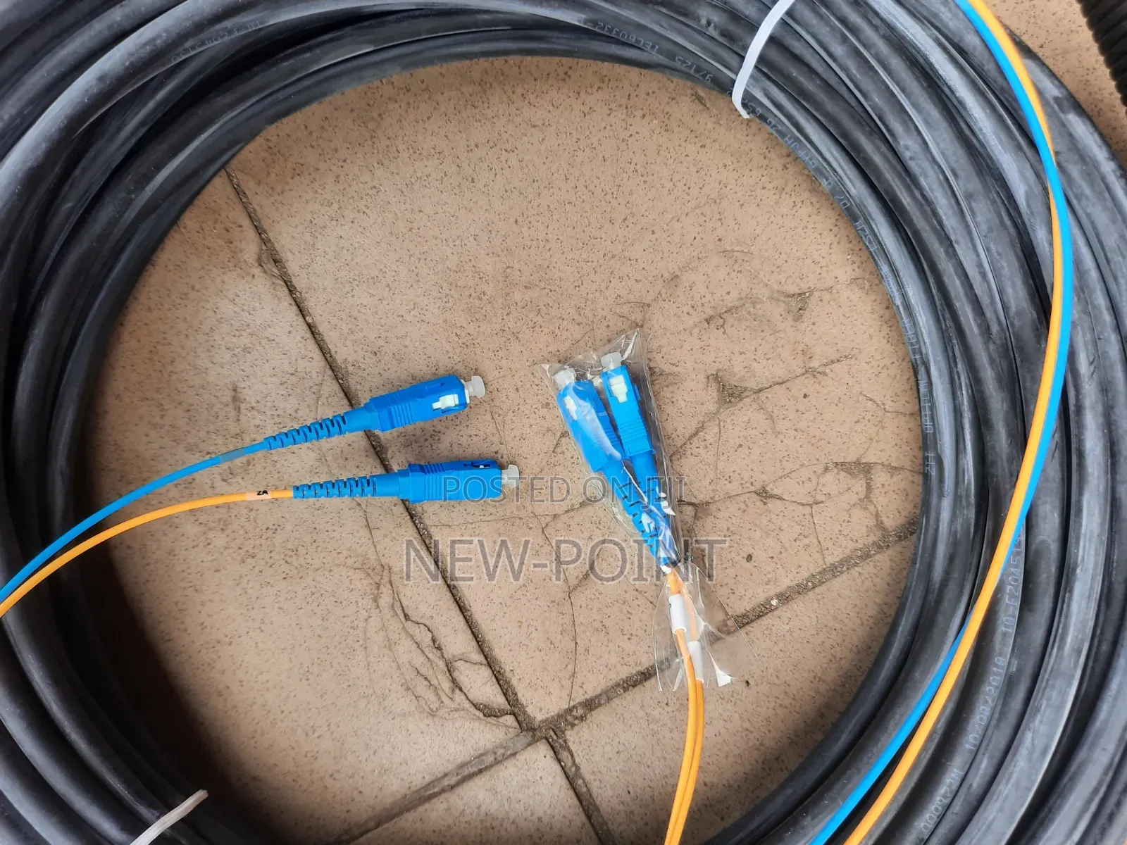 Outdoor Duplex Fiber Optic Patch Cord – SC/UPC to SC/UPC Single Mode