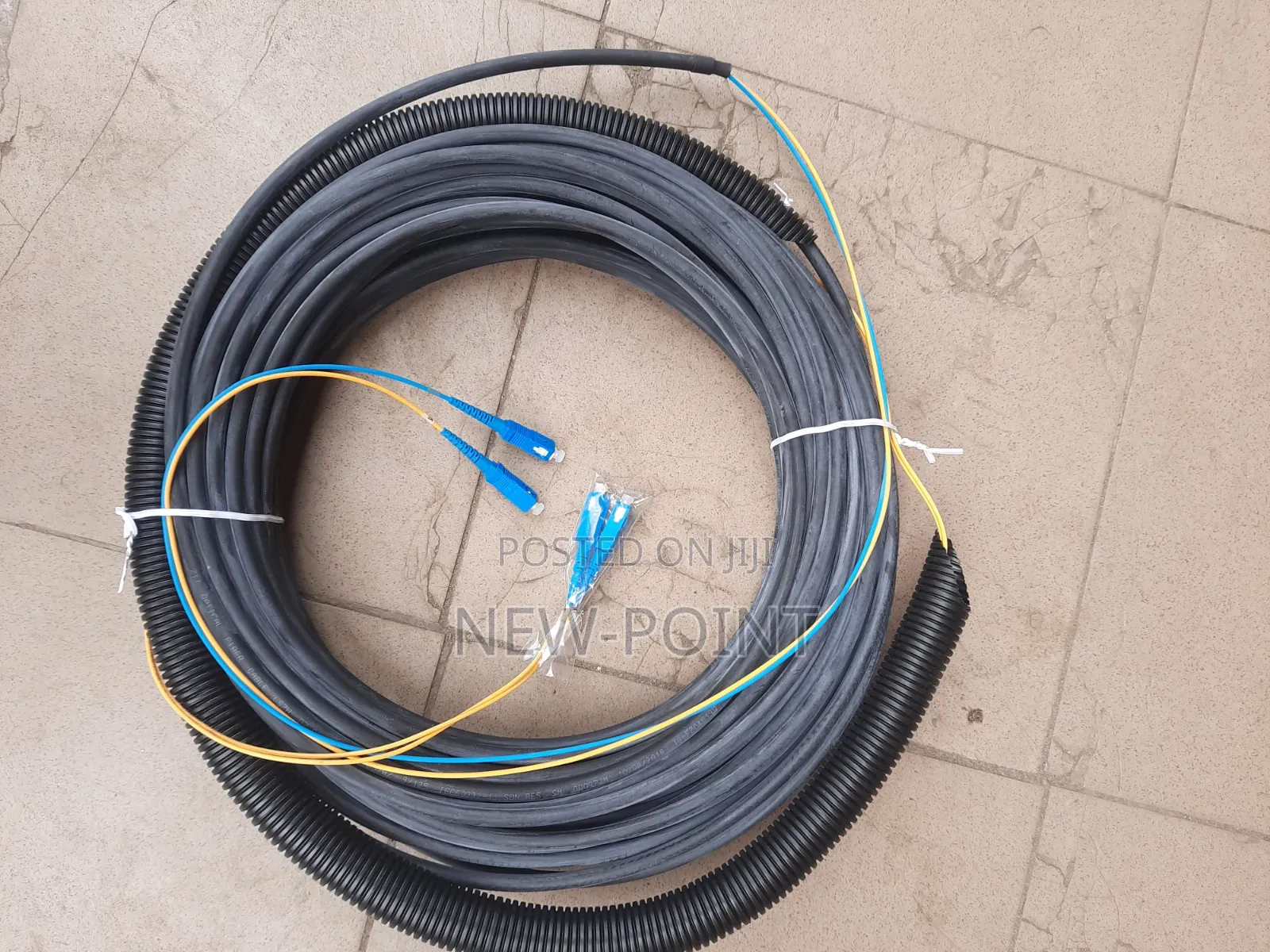 Outdoor Duplex Fiber Optic Patch Cord – SC/UPC to SC/UPC Single Mode