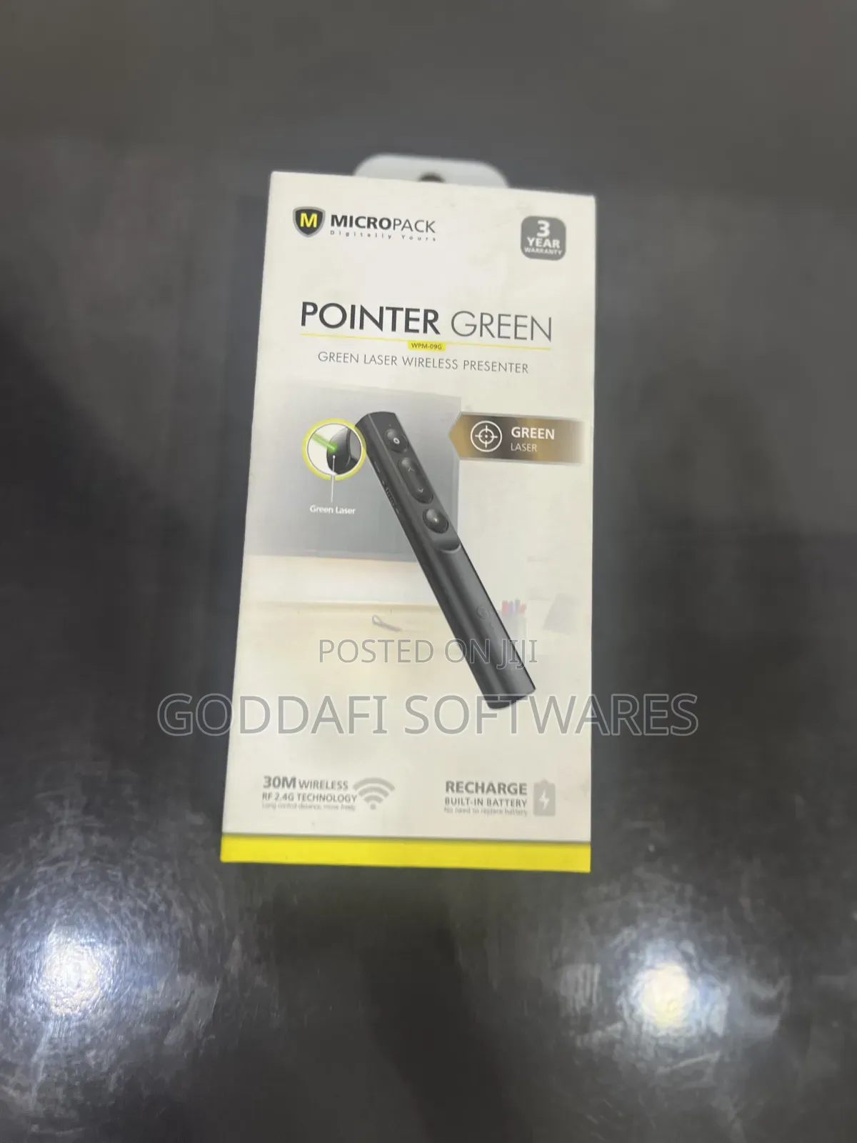 Micropack WPM-09G Green Laser Wireless Presenter