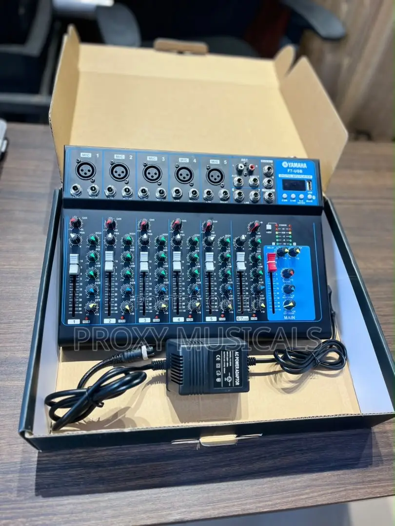 Yamaha 7 Channels Mixer With USB Bluetooth Connectivity