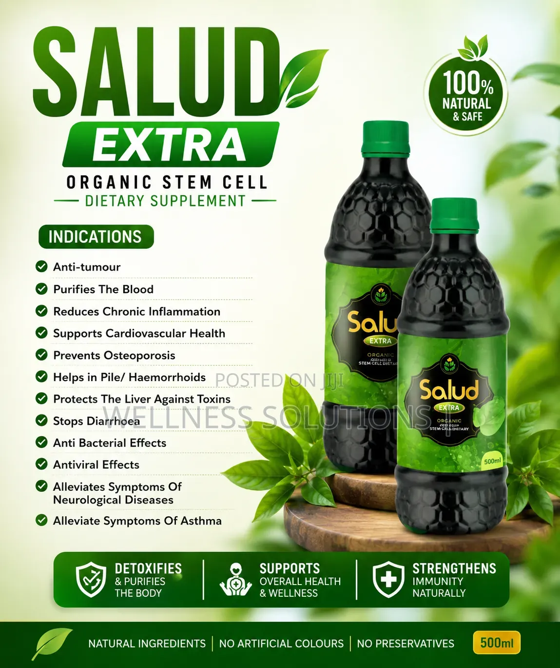 Salud Extra Organic Stem Cell Dietary Supplement