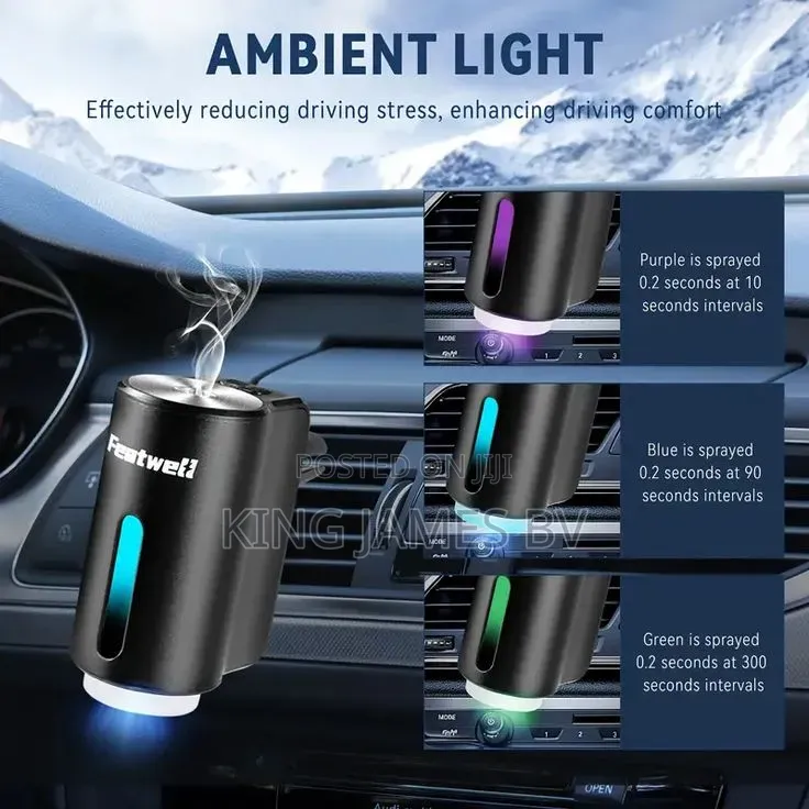 Smart Air Freshener Diffuser – Portable Fragrance Solution