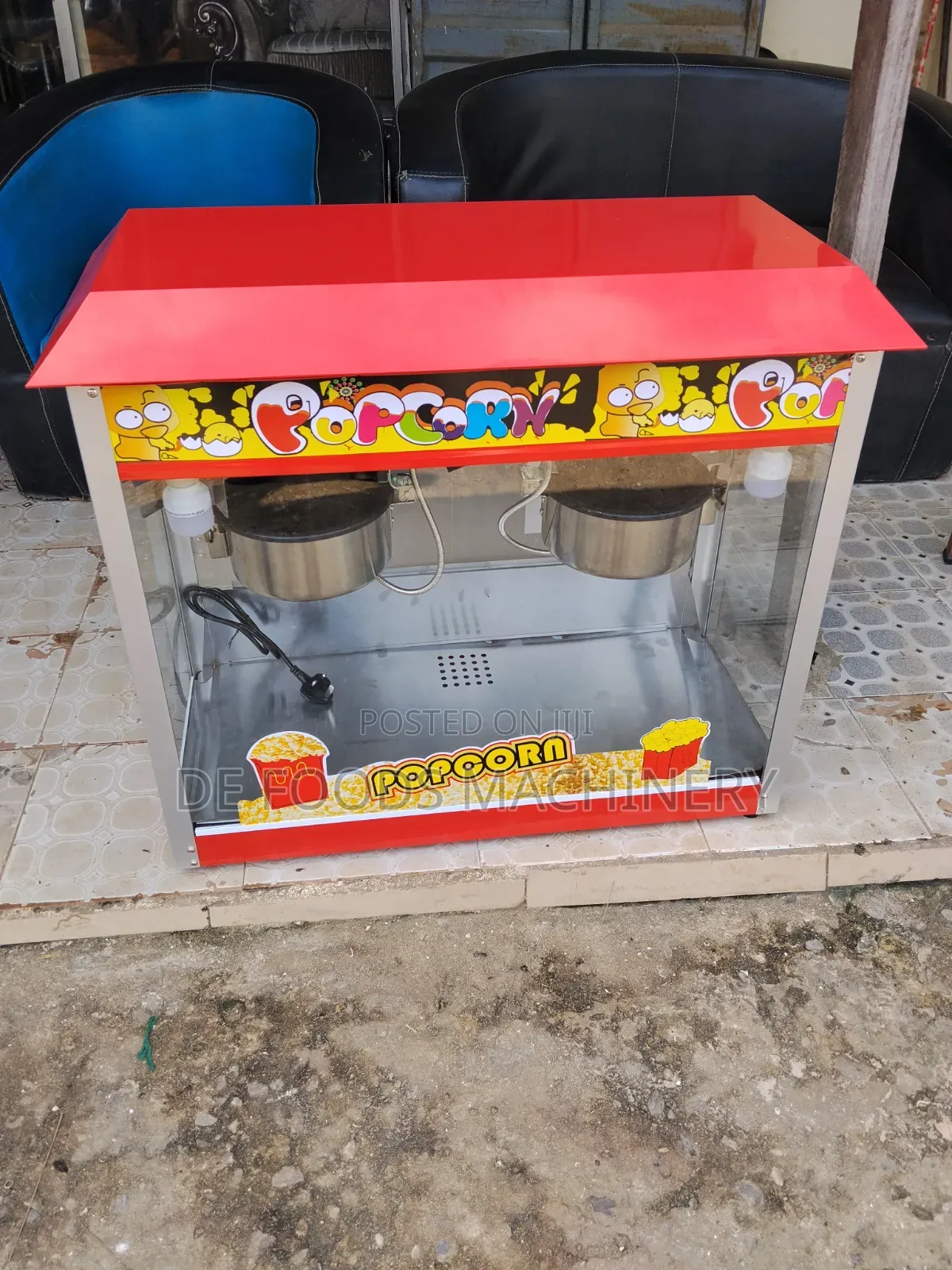 Double Popcorn Machine