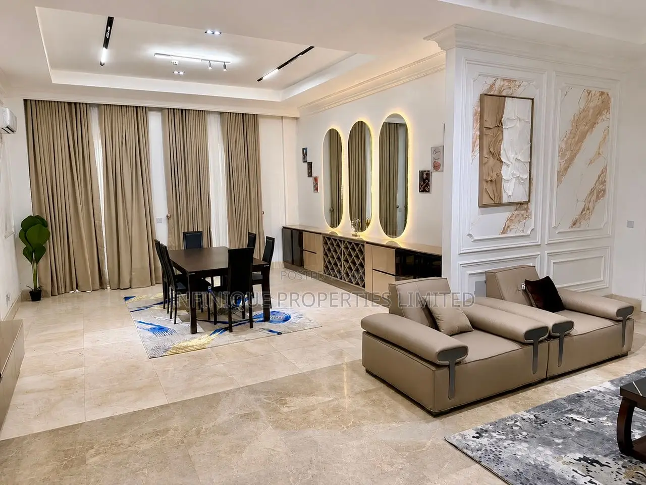 Furnished 4bdrm Apartment in Victoria Island for rent