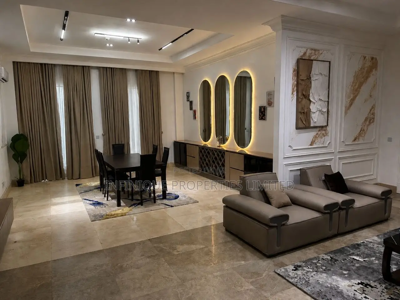 Furnished 4bdrm Apartment in Victoria Island for rent