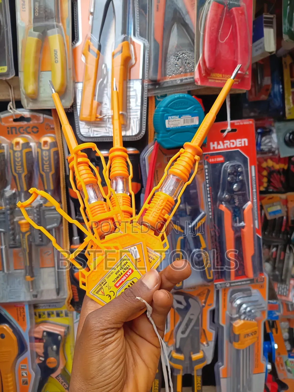 INGCO Big Voltage Tester – Heavy Duty Electrical Test Screwdriver