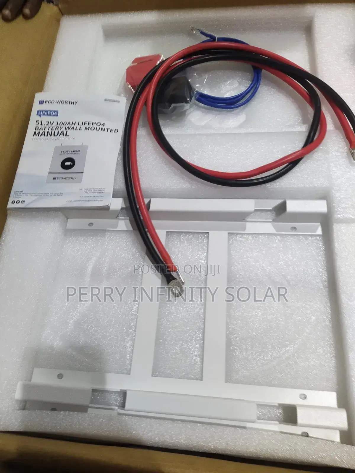 Eco-Worthy 5kWh 51.2V LiFePO4 Battery | 6000+ Cycles | 100A BMS