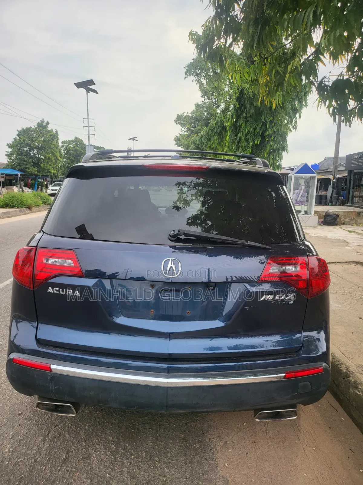 Acura MDX Advance Package SUV AWD (3.7L 6cyl 6A) 2011 Blue