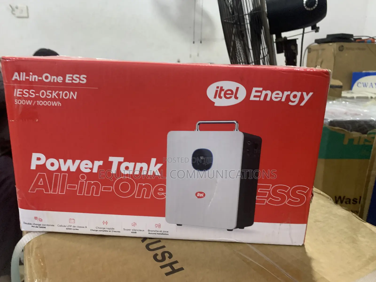 Itel PowerTank Solar Generator With MPPT Charging Technology