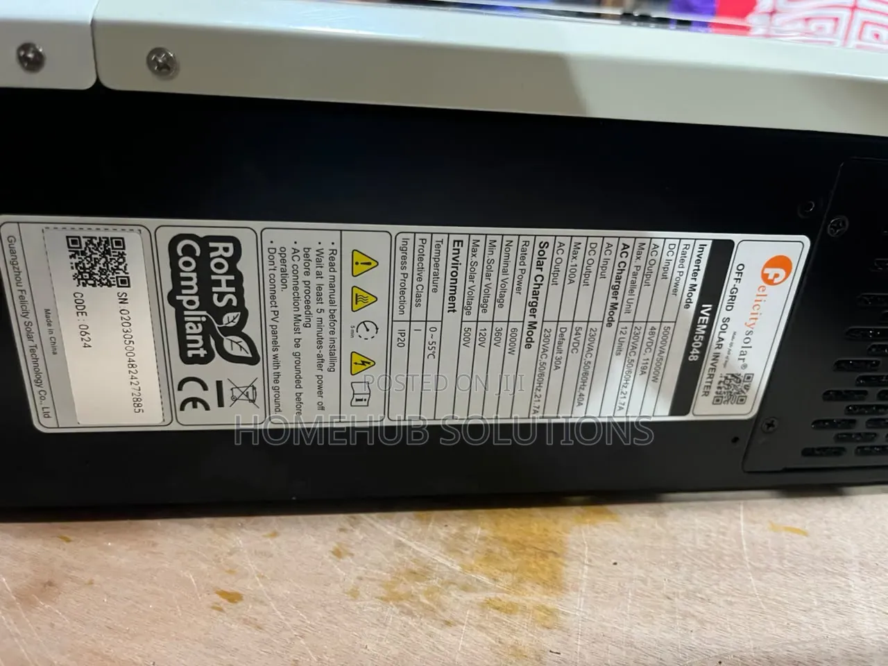 Felicity Inverter 5kva 48v Hybrid