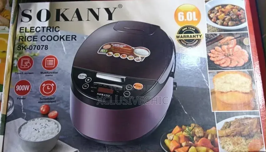 6L Sokany Electric Rice Cooker
