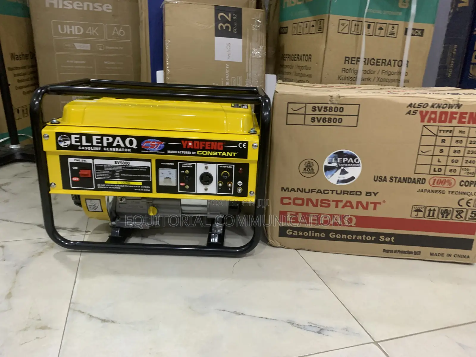 Elepaq SV5800 Generator – Stable Power Supply Anytime, Anywhere