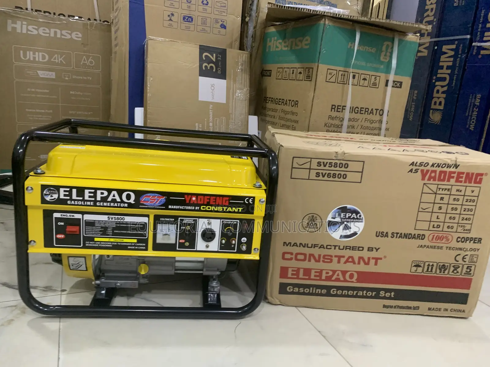 Elepaq SV5800 Generator – Efficient Power for Home and Business