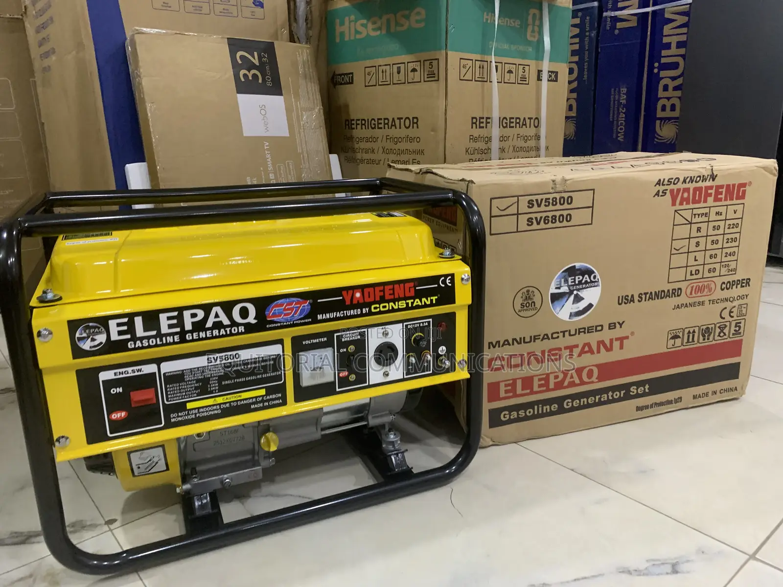 Elepaq SV5800 Constant Generator – Consistent Energy for Every Need