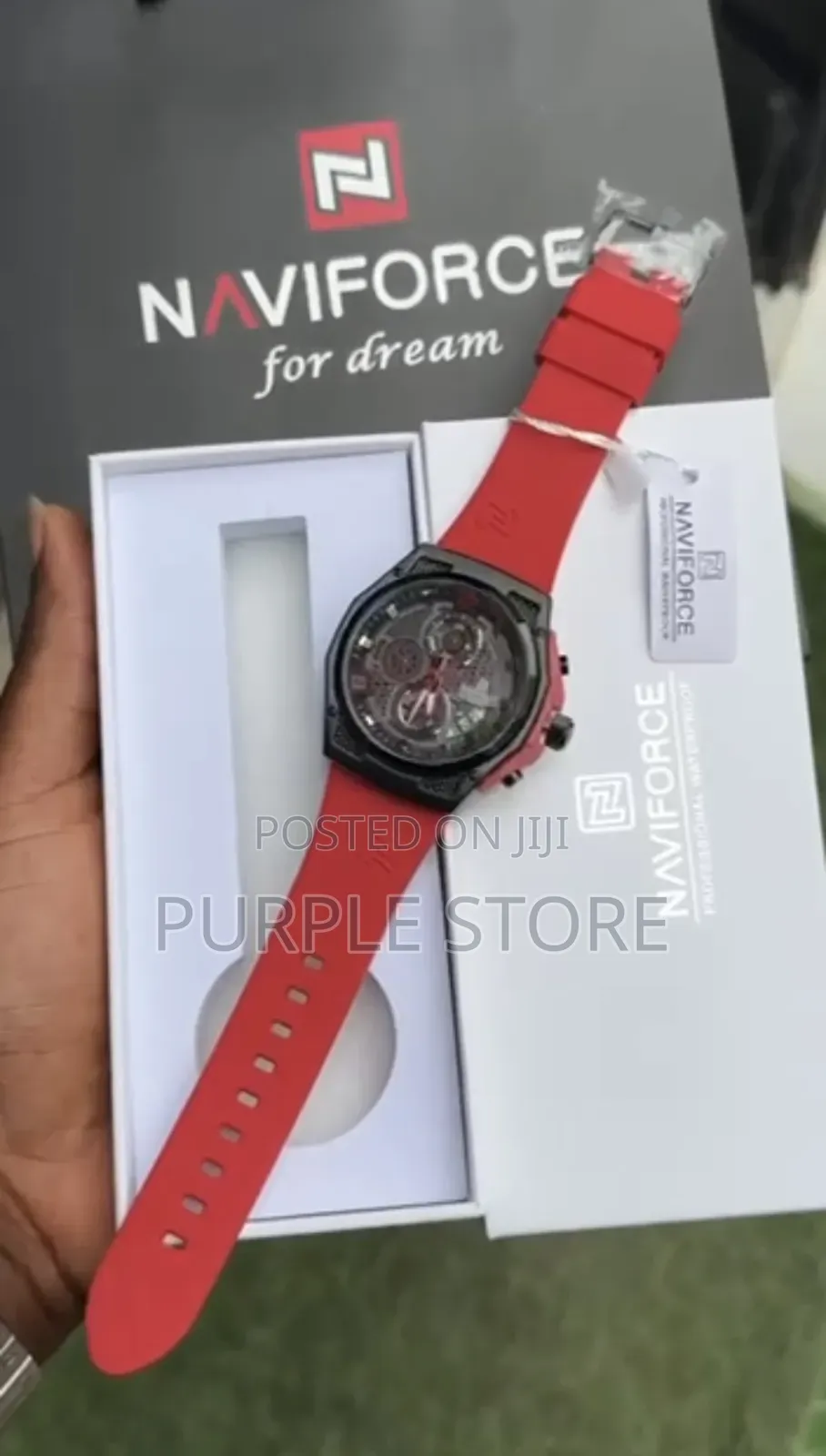 Naviforce NF 8080 Chronograph Water Resistant Wristwatches
