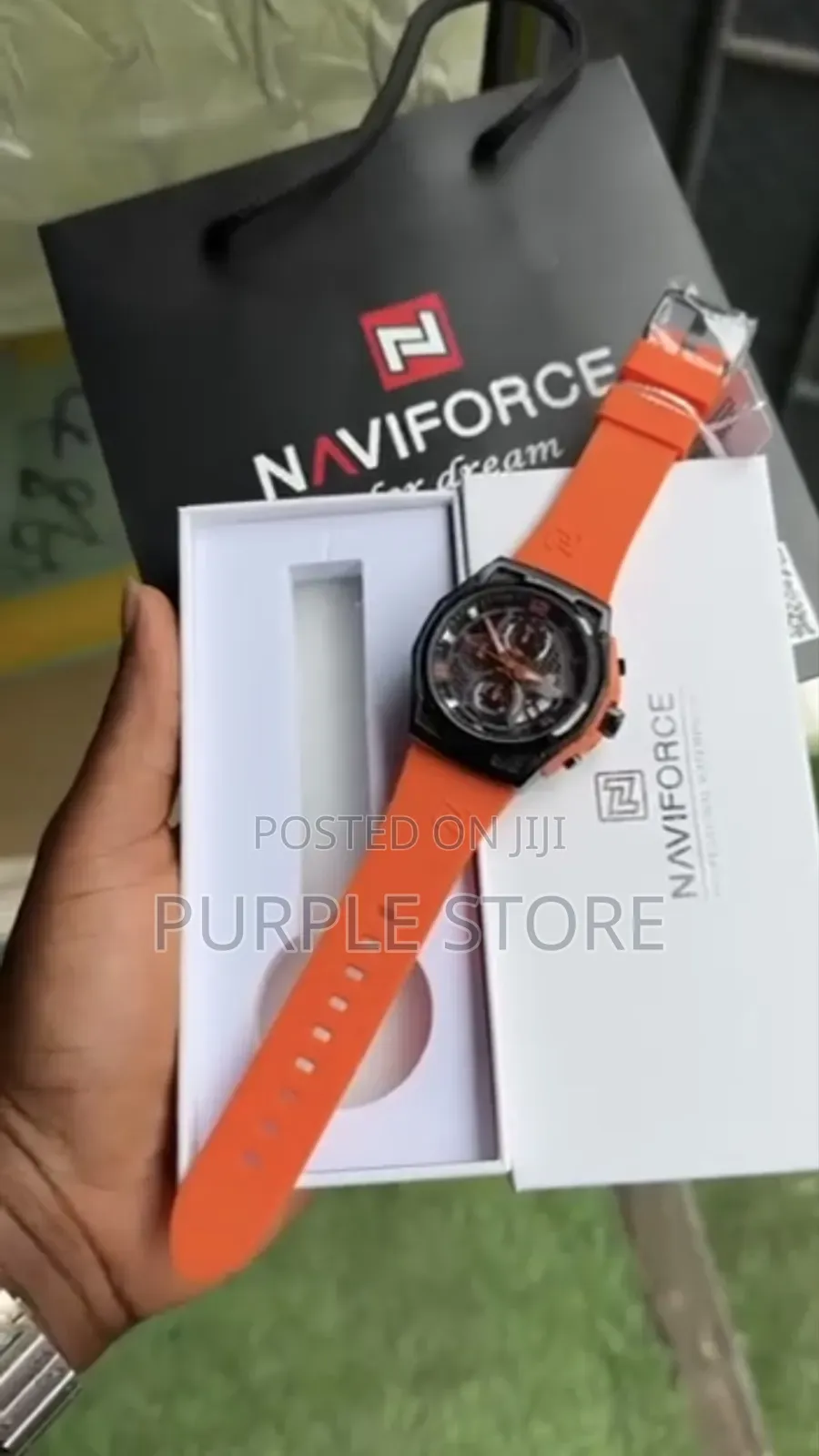 Naviforce NF 8080 Chronograph Water Resistant Wristwatches