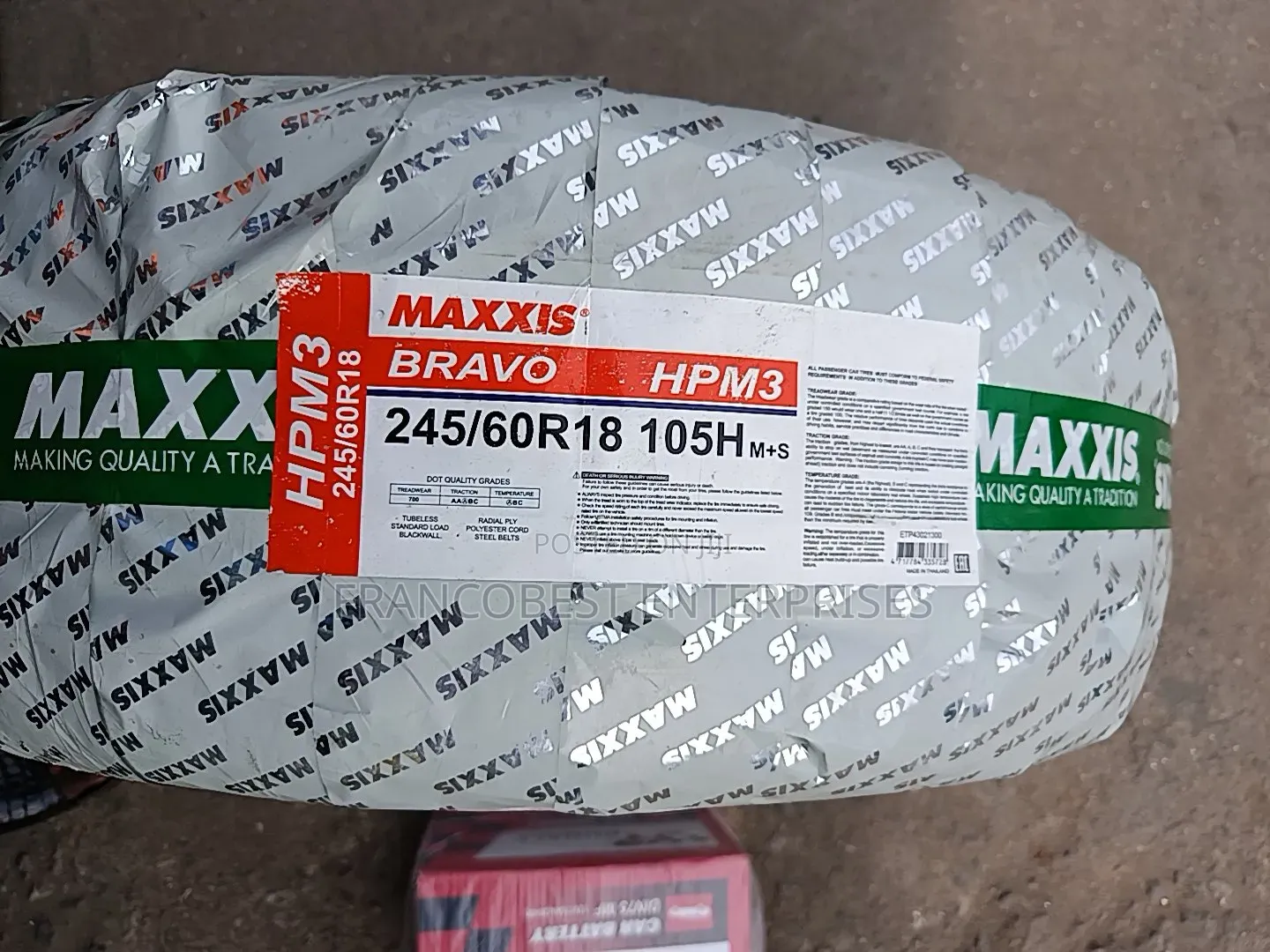 245/60r18 Maxxis Bravo Tyre
