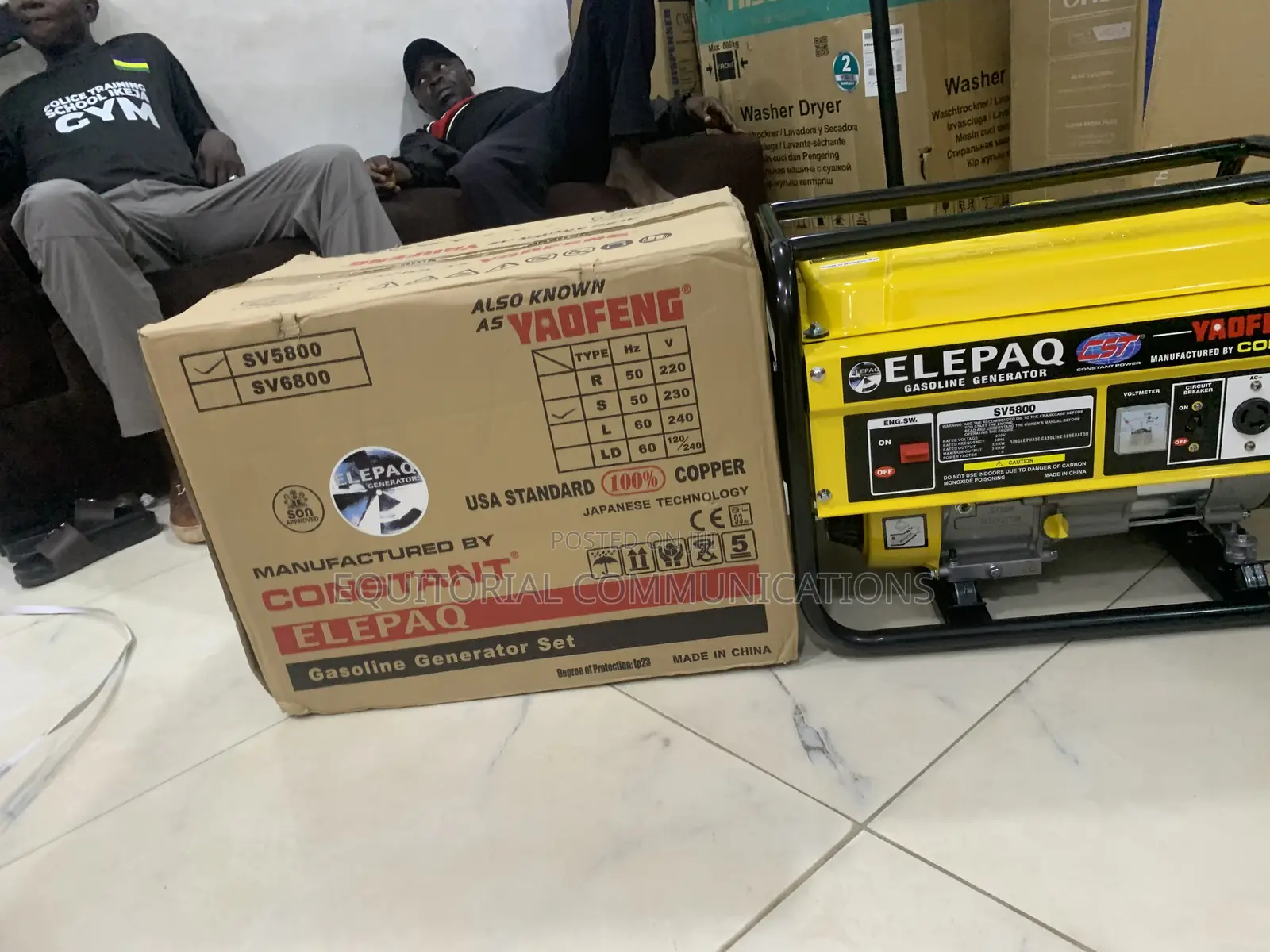 Elepaq SV5800 Constant Generator – Smooth Operation With Stable Output