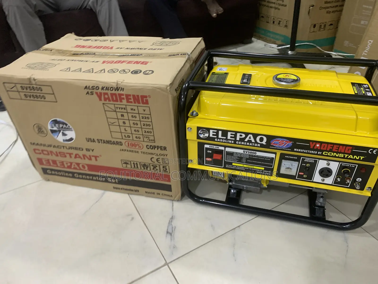 Elepaq SV5800 Generator – Durable Performance You Can Rely On