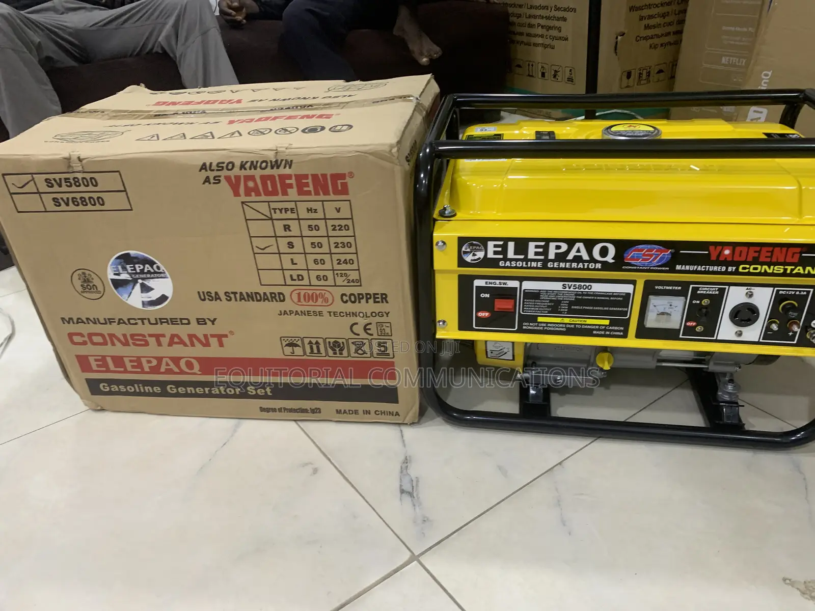 Elepaq SV5800 Constant Generator – Reliable Power With Easy Operation