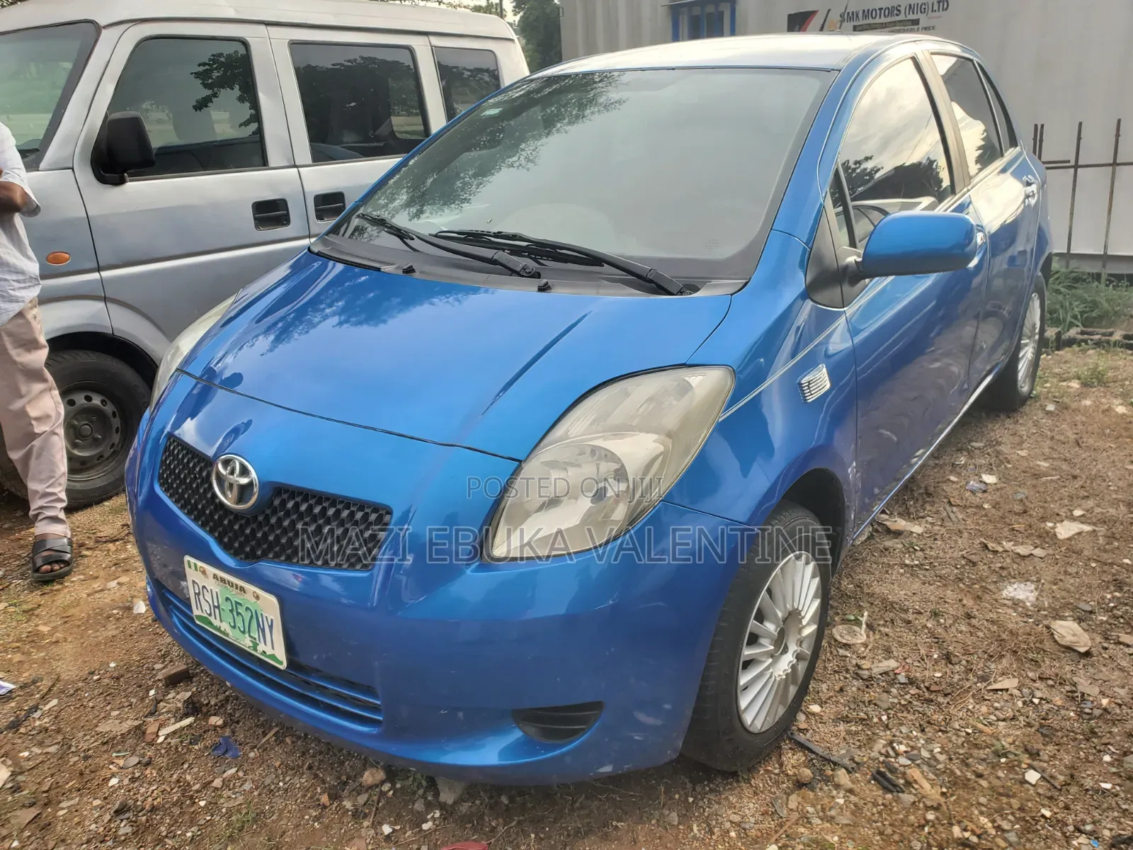 Toyota Yaris 2008 Blue