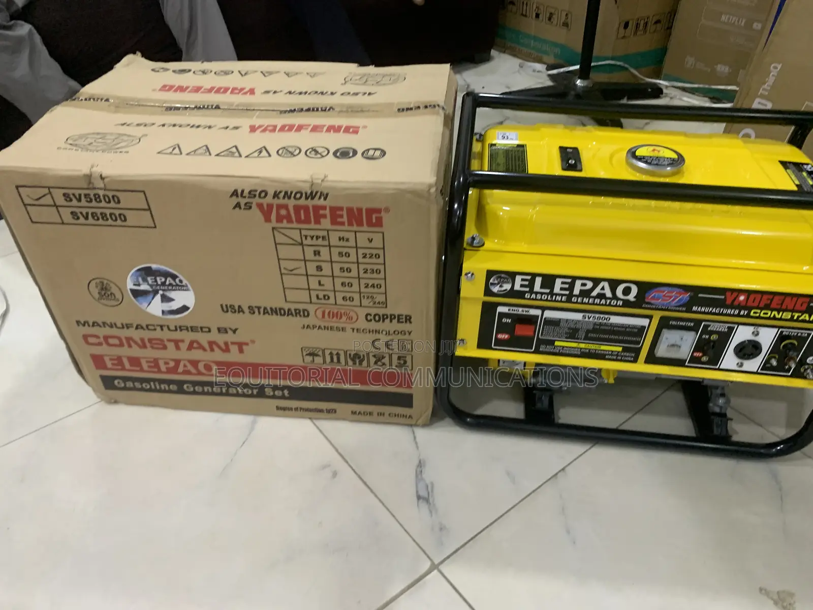 Elepaq SV5800 Constant Generator – Strong Generator for Everyday Use