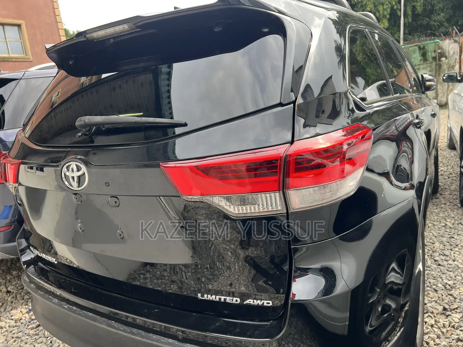 Toyota Highlander Limited V6 4x4 (3.5L 6cyl 6A) 2016 Black