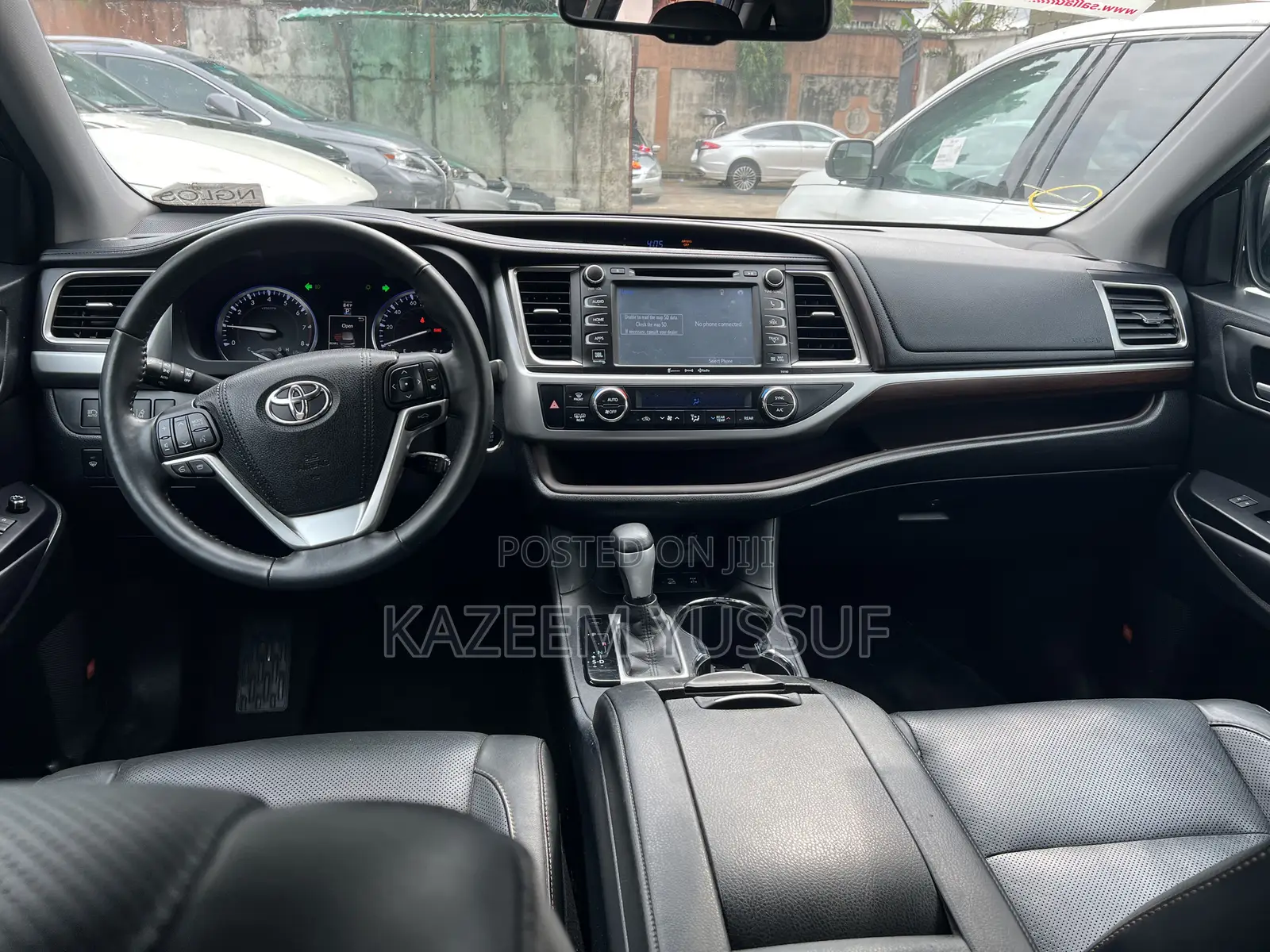 Toyota Highlander Limited V6 4x4 (3.5L 6cyl 6A) 2016 Black