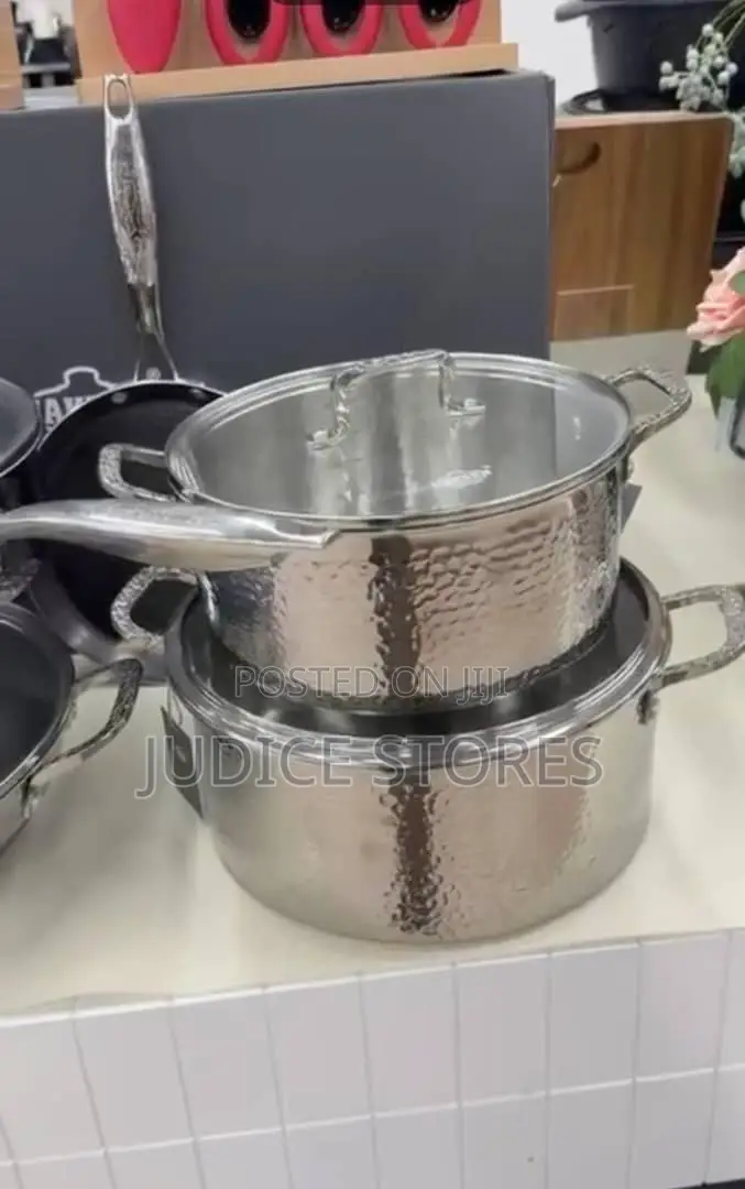 9 Pieces Uakeen Stainless Steel Pot Set