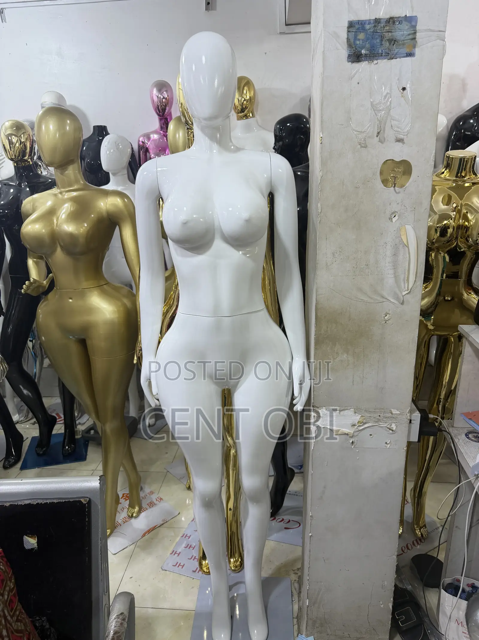 White Female Mannequin With Hips
