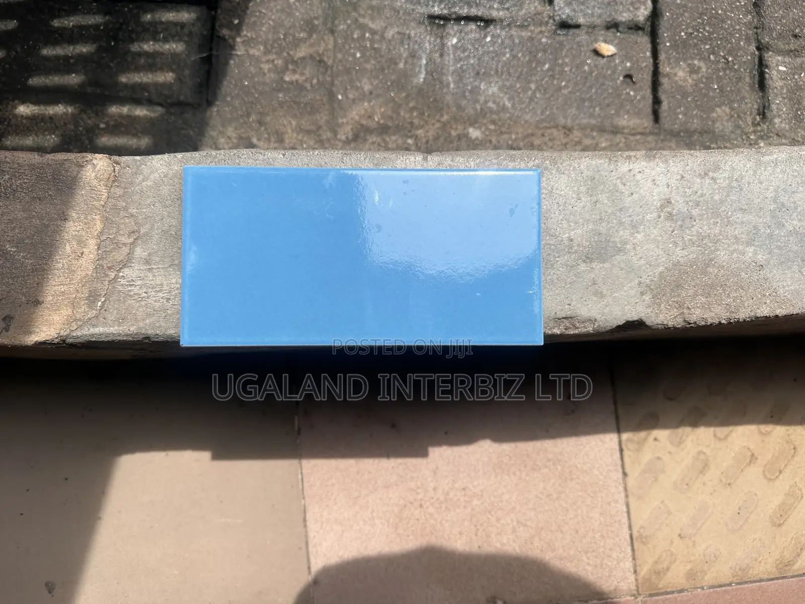 Premium Sky Blue Ceramic Pool Tiles
