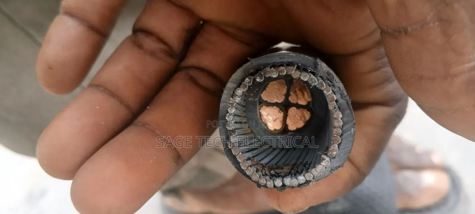 35mm 4core PVC/SWA/XLPE/PVC Armoured Cable Nigerchin