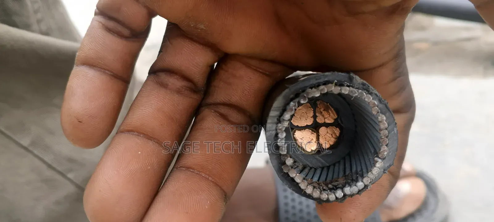 35mm 4core PVC/SWA/XLPE/PVC Armoured Cable Nigerchin