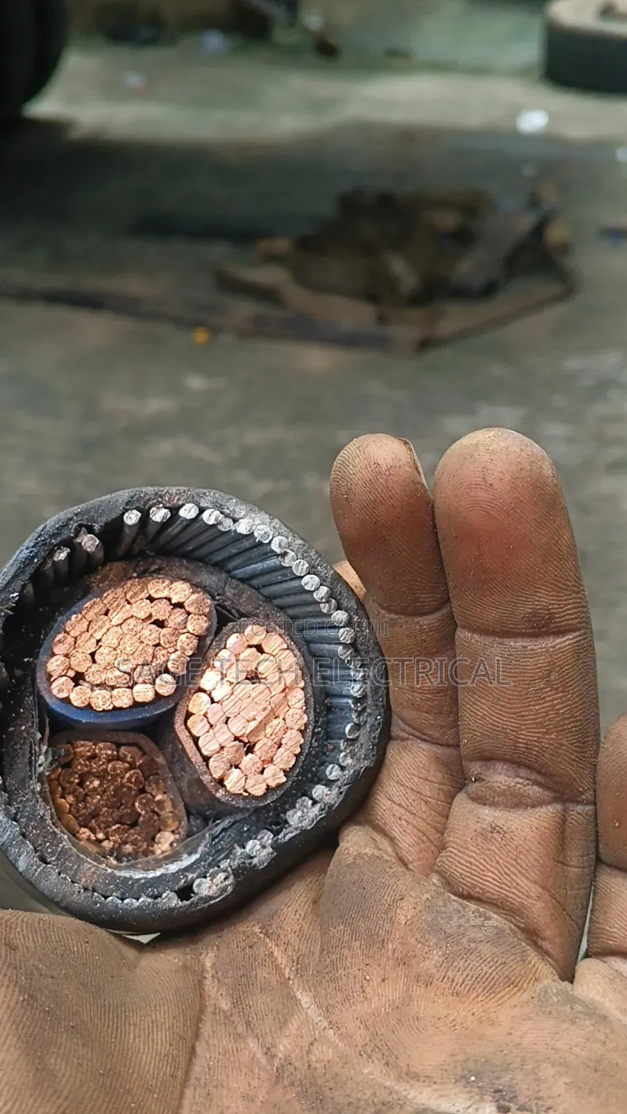 300mm 3core PVC/SWA/XLPE/PVC ARMOURED CABLE Nigerchin